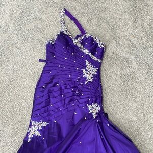 Mori Lee Purple Formal Dress